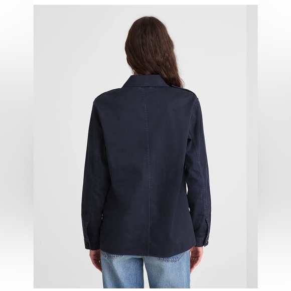 Madewell Easy Utility Shirt Jacket in Navy XS - Picture 2 of 9